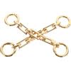 ADOCARN Catena di Estensione per Borsa in Lega Oro 2 Pezzi, Allunga Tracolla Gancio Quadrato, Facile da Installare e Rimuovere, Accessorio per Borse da Viaggio