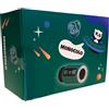 PRESTIGE & DELUXE Monocolo per Bambini HD con Torcia LED Integrata USB Panda Verde - Prisma BAK-4,Lente Alta Definizione, Gioco Educativo per Esplorazione Natura e Campeggio