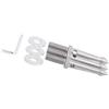 Whoasyst Set di punte multiple per treppiedi a trama multipla, in acciaio inox, maschio da 3/8, per uso esterno sicuro, supporto in acciaio antiruggine