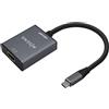 AISENS - A109-0685 - Convertitore in alluminio USB-C a HDMI 4K@30Hz, USB-C/M-HDMI/H, grigio, 15 cm