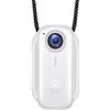 ReachMall Videocamera da pollice 2K, portatile, magnetica, per mini body cam, batteria da 650 mAh, registrazione in loop e rilevamento di movimento, 2026 (bianco)