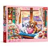 Trefl - Puppy Love - Puzzle da 500 pezzi - Puzzle fai da te, intrattenimento creativo, per adulti e bambini dai 10 anni in su