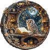 WOODBESTS Puzzle in legno per adulti, motivo: gufo di luna, 270 pezzi, puzzle in legno, a forma di animale irregolare, idea regalo per gli amanti dei puzzle (34 x 34 cm)