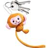 Generico CHANCHCHINE MONKEY, TASCHINE MONKEY PUNFED - Bambola portachiavi ripieni di cartoni animati da cartone animato - Giocattolo di animale morbido creativo, accessorio decorativo, porta chiavi per auto pe