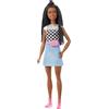 Barbie - Grande Città, Grandi Sogni, Bambola Brooklyn Afroamericana con Lunghi Capelli Scuri Alta 29.21 cm con Accessori Scintillanti, Giocattolo per Bambini 3+Anni, GXT04