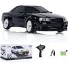 Wheelfun US a magazzino, LDRC 1/18 Auto RC Drift Car A99 RWD con telecomando, veicolo da corsa modello con motore, servo, ESC, sistema luci, grado hobby, ideale per Natale e compleanno