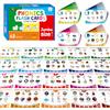 SpriteGru Flashcard di fonetica, 120 flashcard di fonetica con 62 carte a doppia faccia - 20 set di gruppi fonici CVC, Digraph, Trigraph Blends Long Vowel Sounds, strumento educativo precoce per bambini
