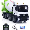 wheelfun Metallo 1/14 RC Mixer Truck RTR 2.4GHz Radio 12CH Effetti sonori Luce Telecomando Agitazione Camion Modello Finito Giocattoli Batteria Hobby Grade Modello per Adulti