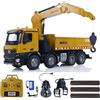wheelfun HUINA 1575 RC 1/14 Legno Grab Truck Dumper Modello 2.4G Radio 1200MAH Batteria Hobby Grade Modello Giocattoli per Adulti