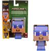 Mattel Minecraft Flippin' Figs Figures con Fidget Play 2 in 1, giocattolo in scala 9,5 cm, con testa grande e design pixelato (i personaggi possono variare)
