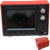 Hperu Tv per Casa delle Bambole, Mini TV USB Ricaricabile in Scala 1:12 in grado di Riprodurre Video con Schermo LCD e Antenna Girevole a 180° Mobili per Casa delle Bambole per Ambientazione Fai da Te, R