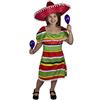 I LOVE FANCY DRESS LTD Costume da poncho, per bambine, con scritta in inglese Mexican Poncho e Red - Large