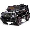 LALAHO Mcchina Elettrica Per Bambini Mercedes AMG G63 12V con Doppi Motori, Auto Elettrica per Bambini 3-5 Anni, MP3, Telecomando, Sospensioni Nero