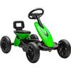 AIYAPLAY Kart a pedali per bambini, go-Kart per bambini con ruote EVA silenziose, avanti e indietro, auto a pedali per bambini dai 2 ai 5 anni, colore: verde