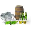 Odoria Miniatura Tazza di Birra Bevanda: 1/12 Scala Casa delle Bambole Barile Alcol Ghiaccio Coppa per Bar Festa Fattoria - Mini Liquore Bottiglie di Birra Cucina Realistico Modello DIY
