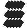 Stycypel 15 pack panno microfibra,salviette occhiali pulizia,panni in microfibra per pulizia di tablet, notebook, occhiali, telefoni cellulari-nero