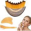 YUPZAR 3 Spazzole a Secco per Viso, Pennello per il Contorno Linfatico, Massaggio Linfatico, Pennello per il Viso e la Tavola di Bellezza, Ideale per la Cura Quotidiana del Viso e Viaggi