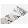 AG Design Bordura Autoadesiva Marmo e Legno, AWB 8446 | Decorazione Impermeabile per Pareti, Mobili, Carte da Parati, Rivestimenti Murali e Porte, Pellicola | Larghezza 500 cm x Altezza 13,8 cm