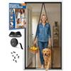 CANLENE Zanzariera magnetica per porta in PET rinforzato di alta qualità (polietilene tereftalato) facile da installare, per porte scorrevoli, porte anteriori, posteriori, patio, appartamenti (91,4 x