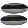 AUTO-STYLE Set di indicatori di direzione laterali LED - compatibile con Nissan miscellanea - Grigio - incl. luci dinamiche
