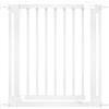 Safetots Cancelletto Elegance in Legno, Bianco, 79cm - 87cm, Cancelletto di Sicurezza a Pressione, Passaggio Extra Largo di 57cm, Extra Largo in un Pezzo Unico, Barriera di Sicurezza