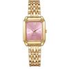 BESTKANG Orologi da polso da donna con cinturino in acciaio orologio da donna casual moda semplice quadrato orologio da polso al quarzo