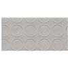 SIP mt 1 x 2 PAVIMENTO COPRIPAVIMENTO IN PVC TAPPETO RIVESTIMENTO BULLONATO GRIGIO