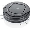 SEVERIN RB 7023 Robot Aspirapolvere Chill®, Aspirapolvere robot per pavimenti e tappeti a pelo corto, Aspirapolvere potente sottile con riconoscimento dei gradini, grigio