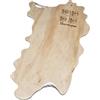 Generico TAGLIERE LEGNO NATURALE sagoma forma sardegna Flag bandiera 4 mori 21 x 35 h 0,8 cm