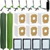 Odashen 19 pezzi di ricambio accessori per iRobot Roomba Max 705 Combo / 706 Combo Robot aspirapolvere, 2 spazzole principali, 6 spazzole laterali, 4 filtri, 6 sacchetti per la polvere, 1 spazzola di pulizia
