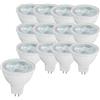 OUGEER - 12 lampadine LED MR16 6 W AC 220-240 V LED GU5.3, equivalenti a 60 W MR16, luce bianca fredda, 6000 K, MR16, faretto LED GU5,3, 600 Lumen, non dimmerabile