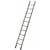 Facal Genia GS350, 11 gradini, 3.51 m - Scala in alluminio semplice singola - Altezza stimata operativa 4.45 m