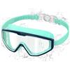 Ambienden Occhialini Nuoto Bambini con Anti-Appannamento, Protezione UV, Vista Ampia, Regolazione a Pulsante, Sigillo in Silicone, Occhialini Piscina Unisex per 3-12 Anni, Green2