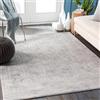 Livabliss Marrakech Vintage - Area per soggiorno 160 x 215 cm, camera da letto, stile Scandi neutro, stile bohémien, naturale, facile da pulire, grande, grigio e bianco