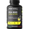 NFW® PEA INTEGRATORE 600mg TRIPLE ACTION con Boswellia e Quercetina | 90 capsule | Integratore Benessere Articolare, Muscolare | Supporto per tensione locale nei muscoli, cartilagini e sistema nervoso