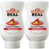 Reàl Infused Exotics, Gourmet Pepper, 500 ml, Sciroppo con Peperoncini, Vegano, Squeeze Bottle, Ideale per Cocktail Piccanti, Mocktail, Piatti Creativi e Topping (Confezione da 2)