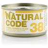 NATURAL CODE 38 TONNO MANZO E OLIVE IN JELLY. 85GR