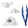 htdayang 4 piattaforme modellanti a forma di ragno che saltano con montaggio magnetico, accessori per ragni che saltano, nascondiglio, arrampicata, riposo, decorazione per habitat.