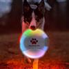 DoggKKin Frisbee per cani ricaricabile a LED, disco volante luminoso per giocare di notte, giocattolo per cani a LED impermeabile durevole per addestramento all'aperto, perfetto per giardino, parco e spiaggia