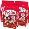 Eurocali Frolic 100% Complete Cibo Semi Umido per Cani con Manzo Fresco Senza Aromi Artificiali Sapore Intenso con Chiusura Salva Freschezza - 3 Sacchetti da 1,5Kg