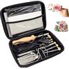 Fucxeoy Macchina per Stirare Fiori Artificiali, Macchina per Fiori Elettrica in Tessuto con 18 Teste, Kit per Creare Fiori Finti, Creazione di Fiori Fai da Te, Temperatura Regolabile