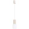 SOLLUX lighting Lampada da Sospensione - Lampada da soffitto in Alluminio e Vetro -1 Paralume - Lampadina LED - Beige Halo