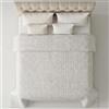 Riad Arredo Copriletto Trapuntato Matrimoniale Estivo Primaverile 260x260 cm - Trapuntino Leggero in Morbida Microfibra Traspirante Mano Delicata - Leopardato Grigio