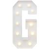 RjcdOPL Lettera luminosa a LED in altezza 91,5 cm, decorazione di compleanno dalla A alla Z, luce calda 2000 - 3000 K, gigante alfabeto luminoso per compleanno, matrimonio, festa (G)