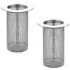 SagaSave Filtro per scarico doccia, filtro per lavello extra lungo, per vasca da bagno e lavello da cucina, in acciaio inox da 80 mm, facile da installare