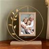 HINATDD Cornice Fotografica Girevole, Cornice da Tavolo per Foto in Legno, Cornice per Foto Decorativa 17x12, Personalizzata regalo per Arredamento Casa, Anniversario e San Valentino, Doppia Faccia
