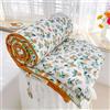 DOTBUY-SHOP Trapuntino Copriletto Estivo Primaverile, Fiori Trapunta Leggera, Cotone di Soia Copriletto Trapuntato per Letto Singolo, Letto Matrimoniale (Mandarino,200x230cm)