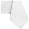 AmeliaHome, tovaglia idrorepellente, design a effetto loto, Poliestere Bianco Gaia 140x340 cm