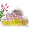 TaimeiMao Lampada Tulipani,Lampada con 20 Tulipani,Luce Notturna a Specchio a Forma di Tulipano per Camera da letto,Soggiorno,Desktop,Decorazione Della Casa