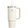 Stanley Quencher FlowState H2.0 - Bicchiere termico sottovuoto in acciaio inox con coperchio e cannuccia, per acqua, tè freddo o caffè, frullati e altro, crema 2.0, 850,5 g